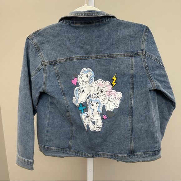 Girls' My Little Pony x Prabal Gurung ' Jean Jacket - Blue Denim kids size 10-12 - Picture 4 of 4